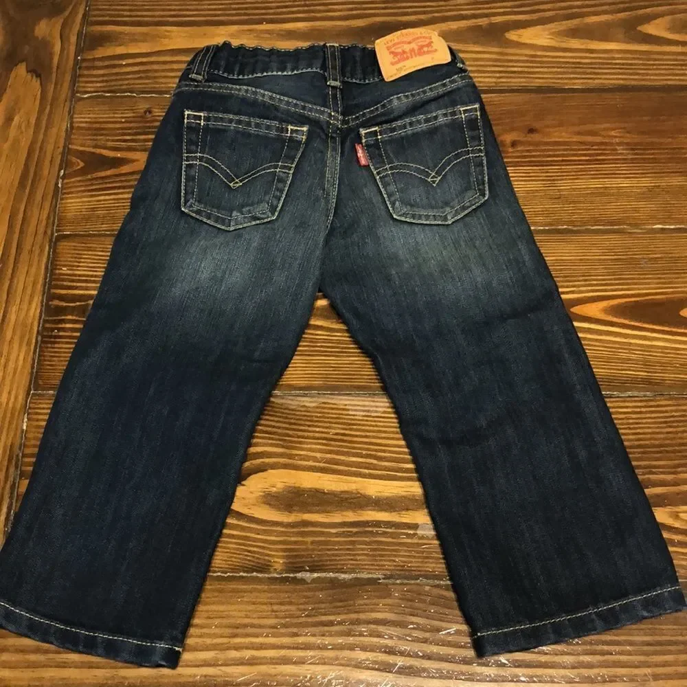 NWOT Levi’s 505 ToddlerJeans Size 2T, Adjustable Waist